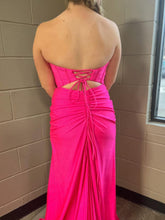 Mermaid Strapless Tight Long Prom Dress With Slit
